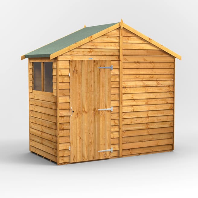 Power Sheds SAVE £84 - 4x8 Power Overlap Apex Shed