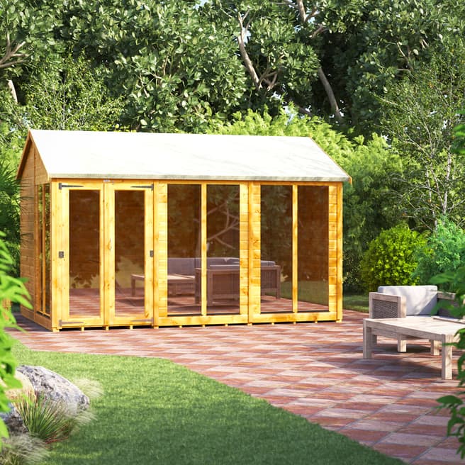 Power Sheds SAVE £224 - 12x8 Power Apex Summerhouse