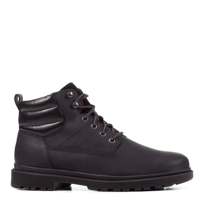 Geox Black Andalo Leather Ankle Boots