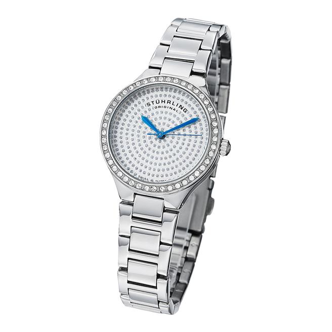 Stuhrling Women's Stainless Steel Swiss Quartz Watch