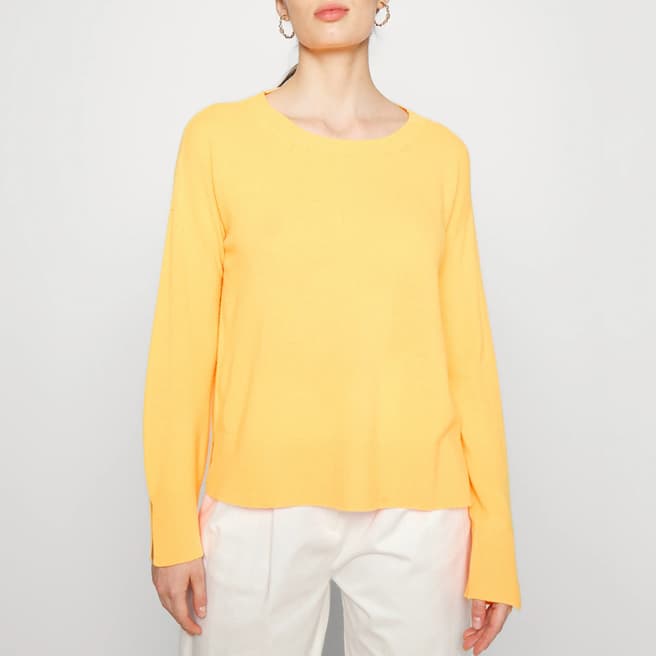 Max&Co. Yellow Sonia Cashmere Blend Jumper