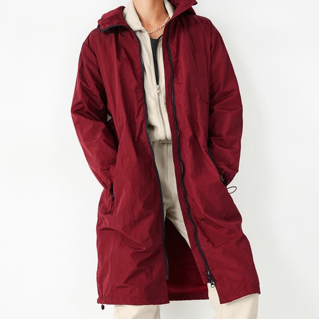 hush Red Anafi Lightweight Raincoat
