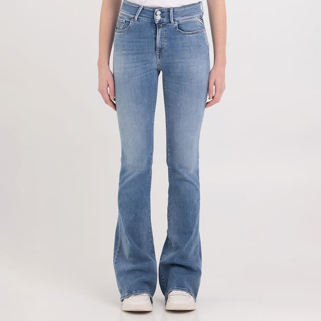 Replay Blue New Luz Bootcut Flare Stretch Jeans
