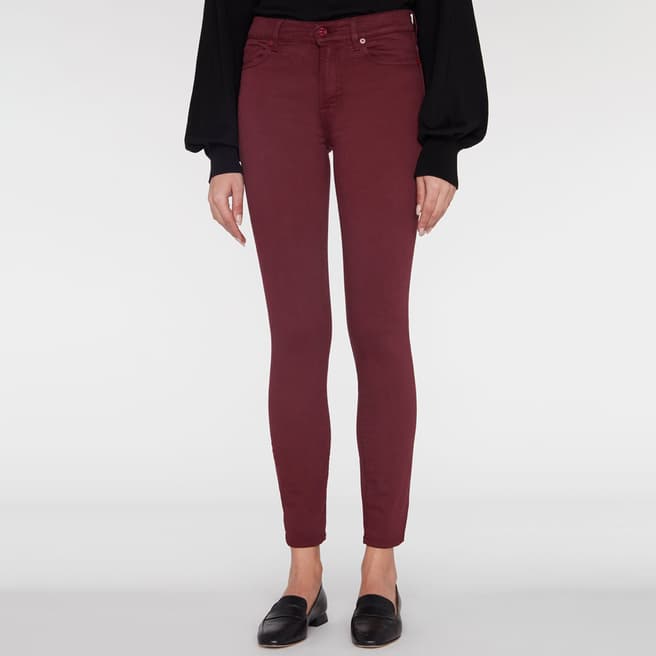7 For All Mankind Berry Roxanne Skinny Stretch Jeans