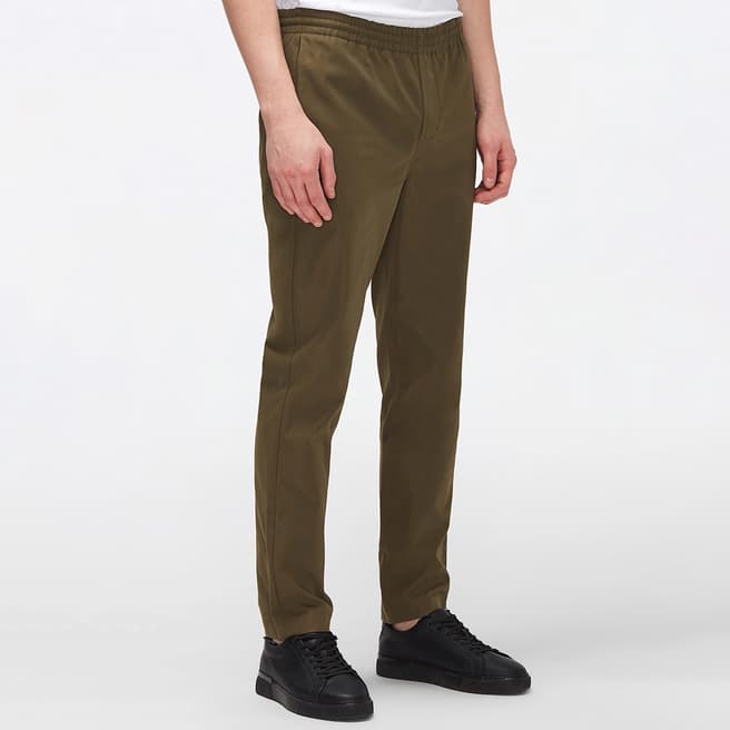 7 For All Mankind Khaki Tapered Leg Chinos