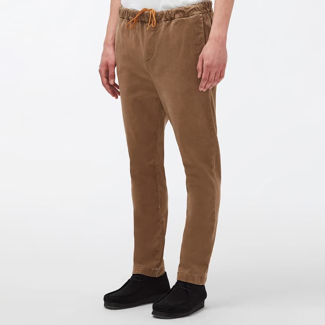 7 For All Mankind Camel Tapered Leg Chinos