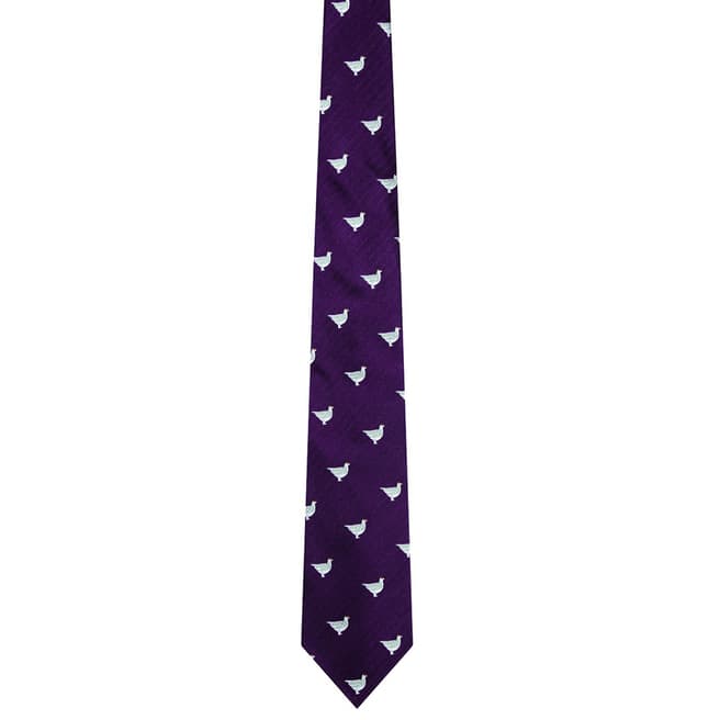 Schöffel Purple Waltham Silk Tie