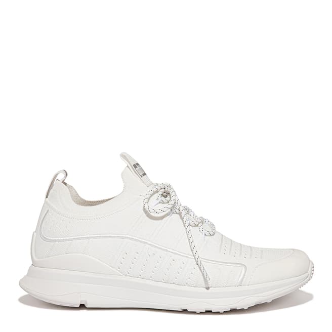 FitFlop Urban White Vitamin Ff Knit Sports Trainers