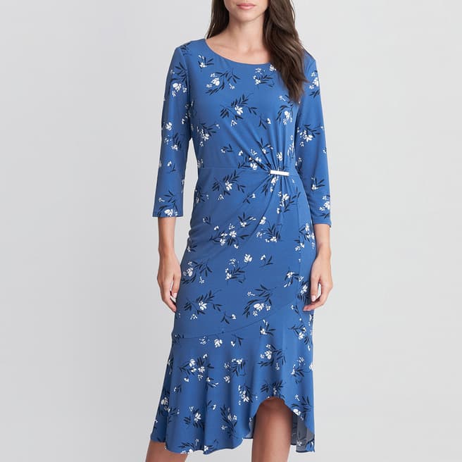 Gina Bacconi Blue Betty Jersey Dress
