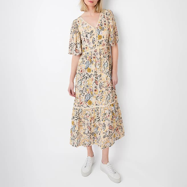 Wyse Multi Fawn Floral Maxi Dress