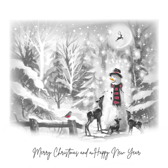 Five Dollar Shake Pack of 12 Snowman Christmas Cards