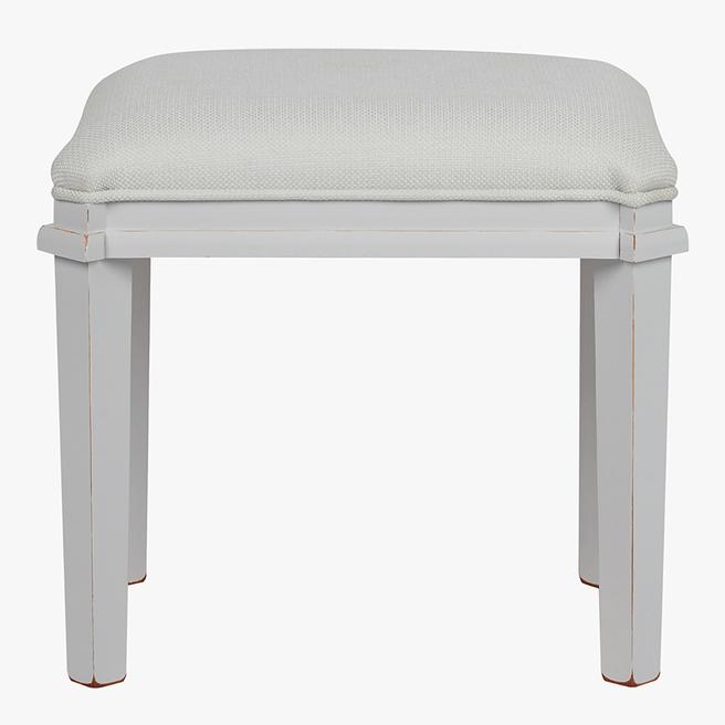 Laura Ashley Henshaw Dressing Table Stool, Pale Steel