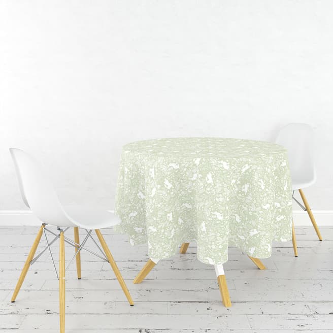 William Morris Forest Life Green Tablecloth 132 x 178cm