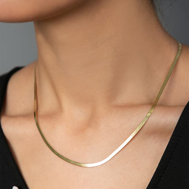Elika Gold Chain Necklace