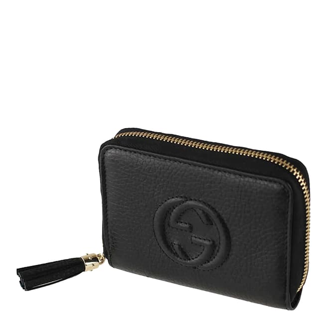 Gucci Black Gucci Soho Zip Around Short Wallet