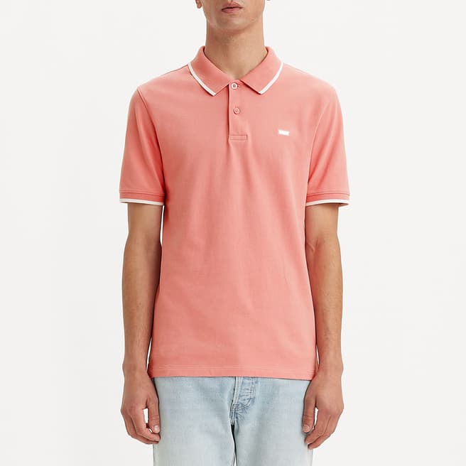 Levi's Coral Slim Fit Cotton Blend Polo Shirt