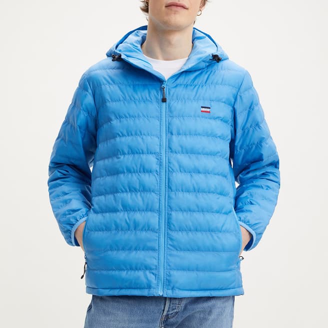 Levi's Blue Lightly Quilted Jacket