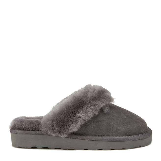 Australia Luxe Collective Grey Mool Suede Slippers