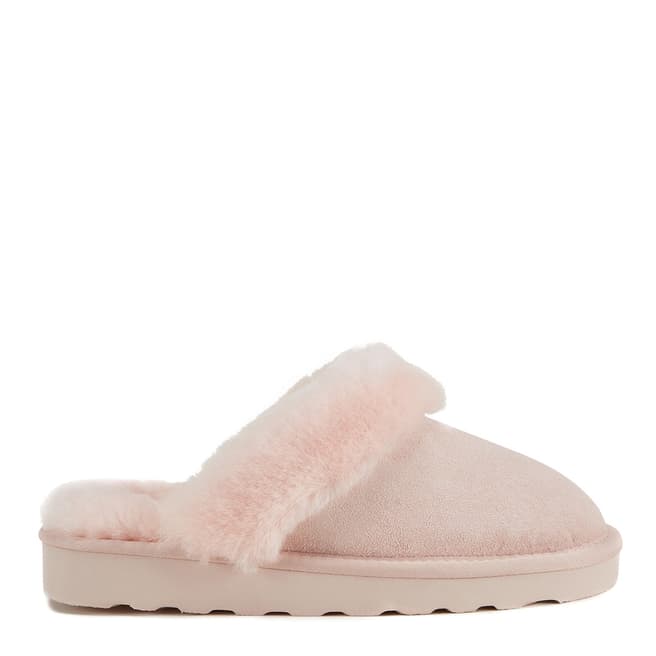 Australia Luxe Collective Pink Mool Suede Slippers