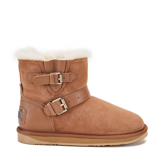 Australia Luxe Collective Chestnut Machina Extra Short Boots