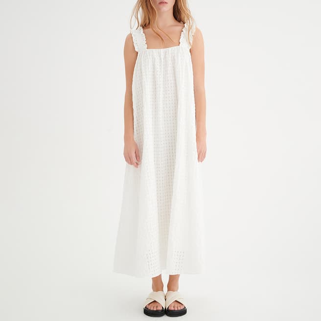 Inwear White Vanida Midi Dress