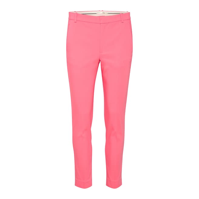 Inwear Bright Pink Zella Cotton Blend Trouser