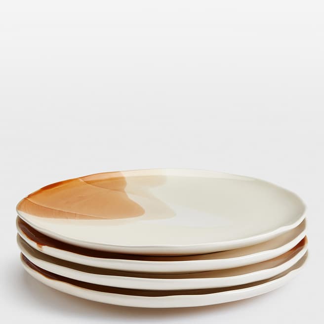Soho Home Set of 4 Rust Delano Side Plates