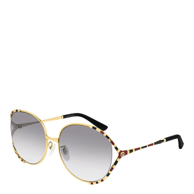 Gucci Women's Grey/Multi Gucci Sunglasses 64mm
