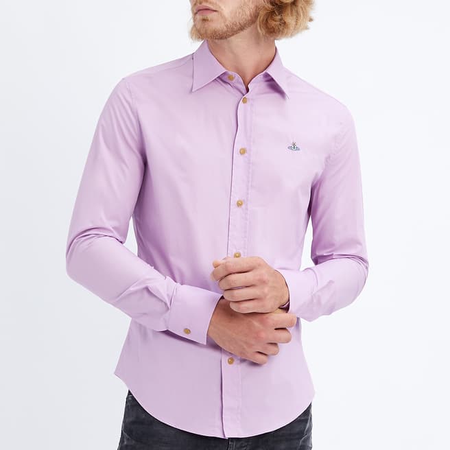 Vivienne Westwood Pink Slim Fit Cotton Shirt