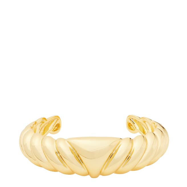 Kate Spade Gold French Twist Cuff Bracelet