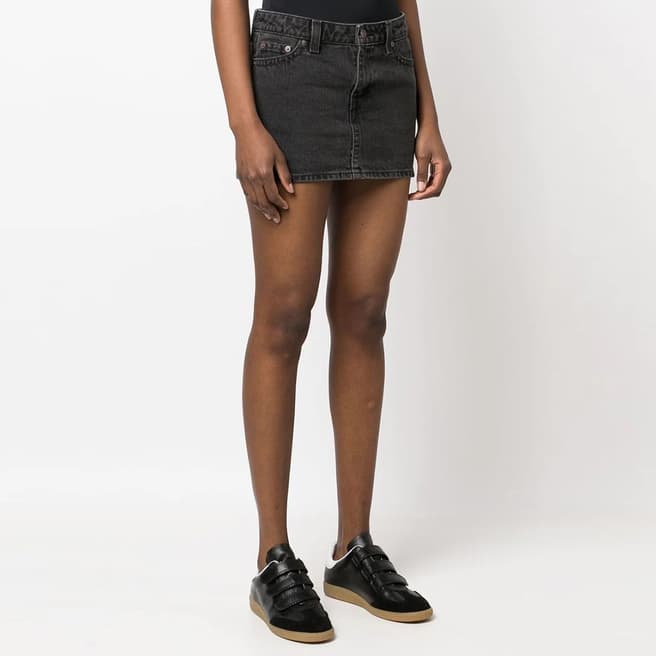Levi's Black Denim Mini Skirt