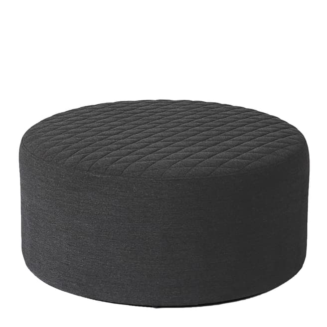 Maze SAVE £70 - Ambition Quilted Footstool , Charcoal
