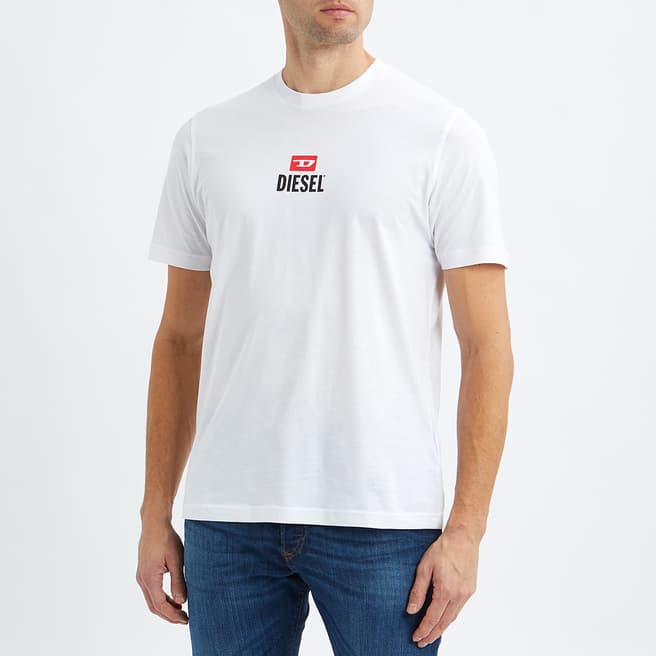 Diesel White Just Cotton T-Shirt