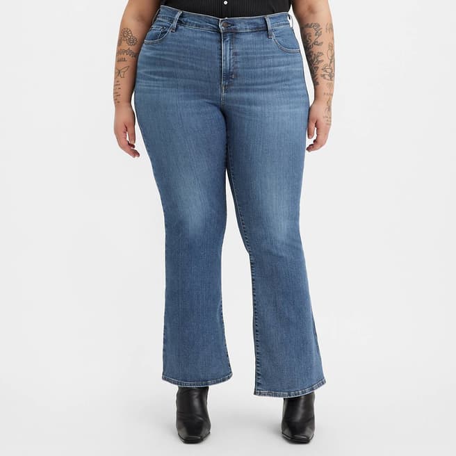Levi's Mid Blue Plus 726™ Flared Stretch Jeans