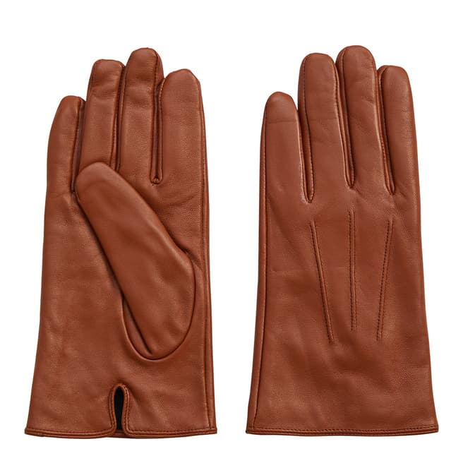Gianni Feraud Tan Burford Leather Gloves