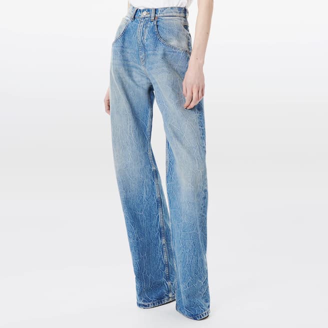 Victoria Beckham Mid Blue Mia High Waist Jeans