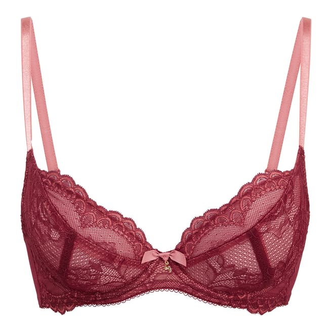 Gossard Red Superboost Lace Non Padded Plunge Bra