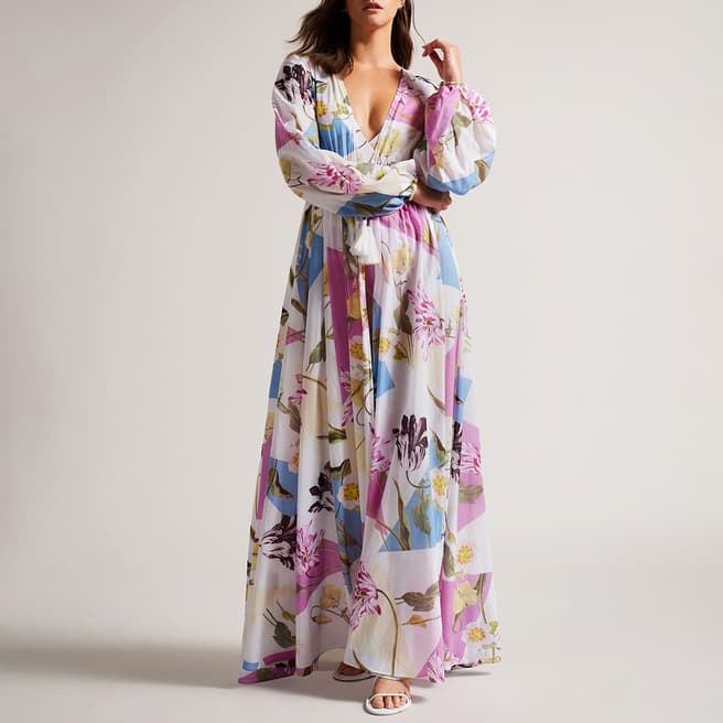Ted Baker Multi Rozlyn Floaty Maxi Cotton Cover Up