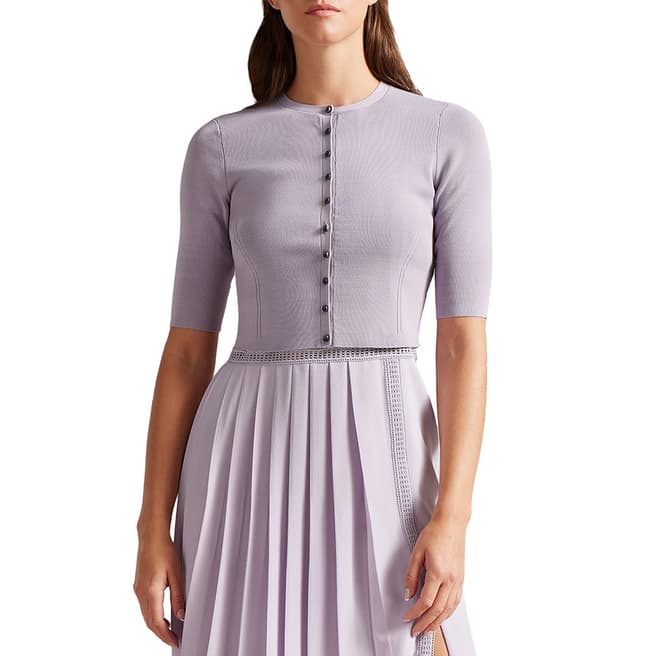 Ted Baker Lilac Perine Button Through Cardigan