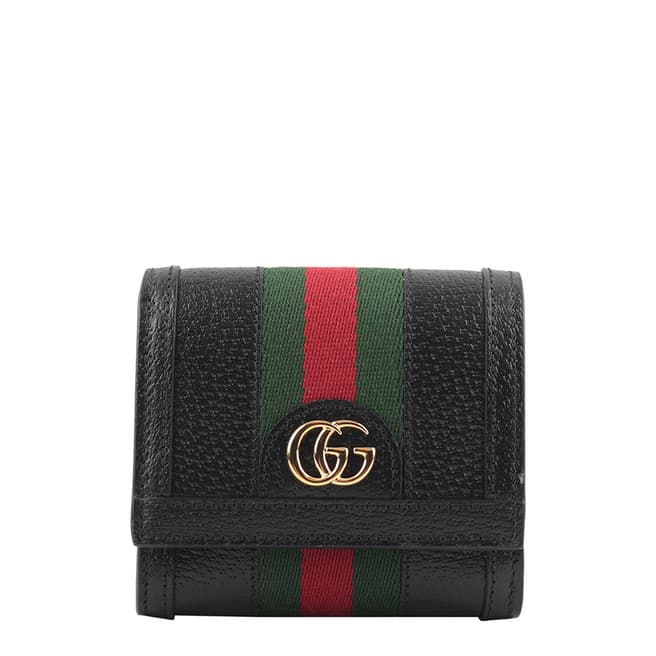 Gucci Black Gucci Ophida Fold Wallet