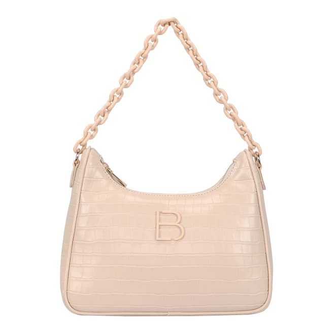 Lucky Bees Cream Leather Bag
