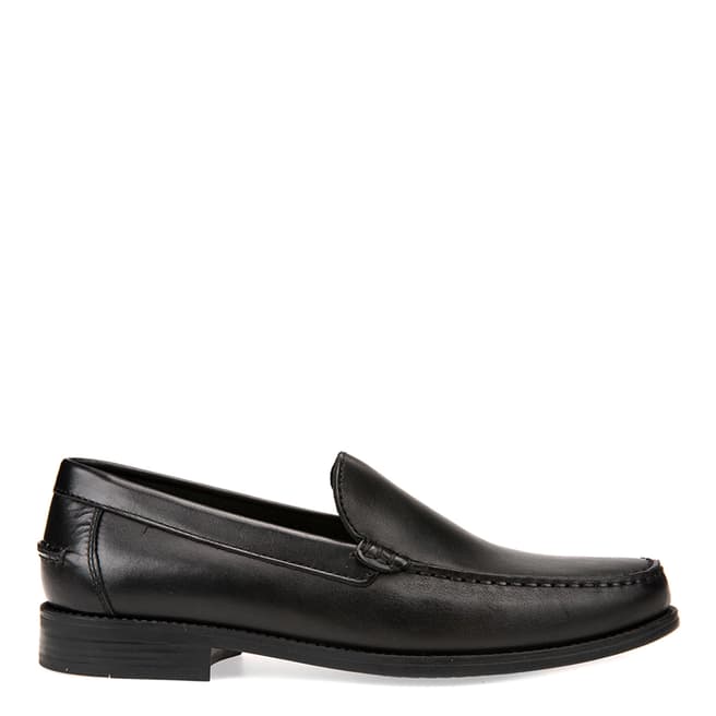 Geox Mens Black Leather New Damon Loafer