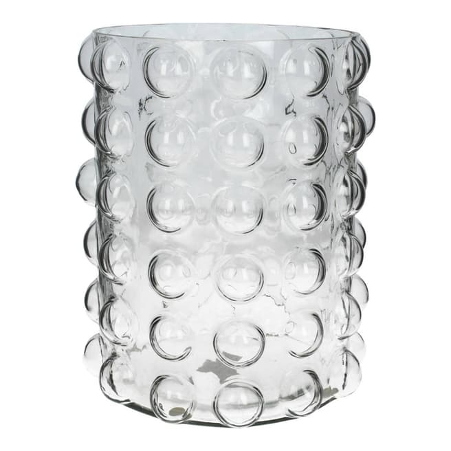 The Libra Company Medium Bobble Candle Holder, Clear Glass
