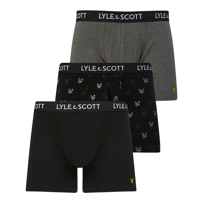 Lyle & Scott Multi Elliot 3 Pack Boxer Shorts