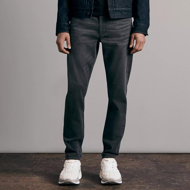 Rag & Bone Indigo Loopback Tapered Stretch Jeans