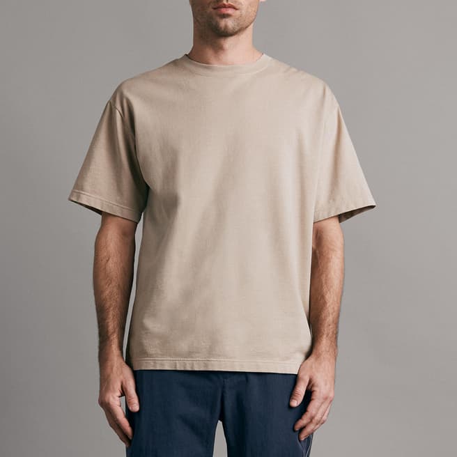 Rag & Bone Sand Leroy Cotton T-Shirt