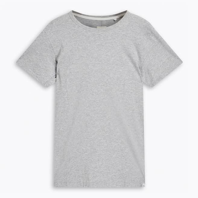 Rag & Bone Light Grey Principle Cotton T-Shirt