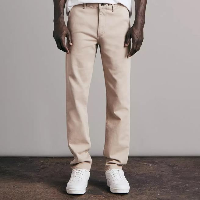Rag & Bone Sand Slim Tapered Cotton Blend Trousers
