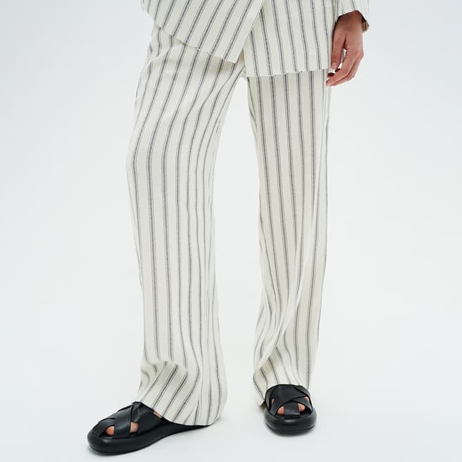 Inwear White Stripe Quin Trousers