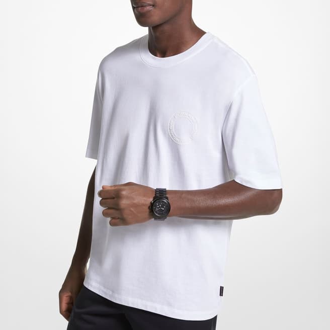 Michael Kors White Icon Logo Cotton T-Shirt